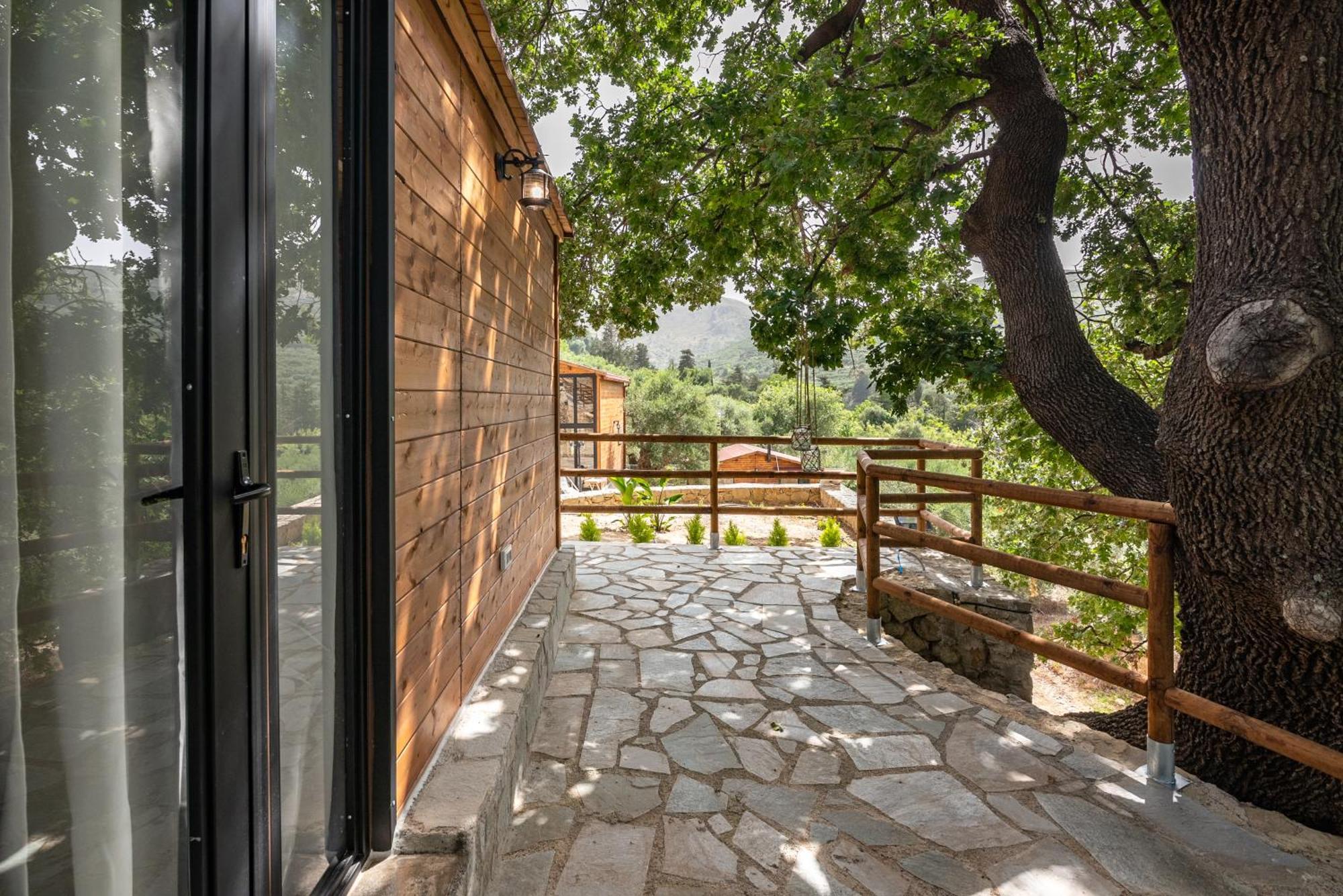 Wooden House Apartments Kalathenai ภายนอก รูปภาพ