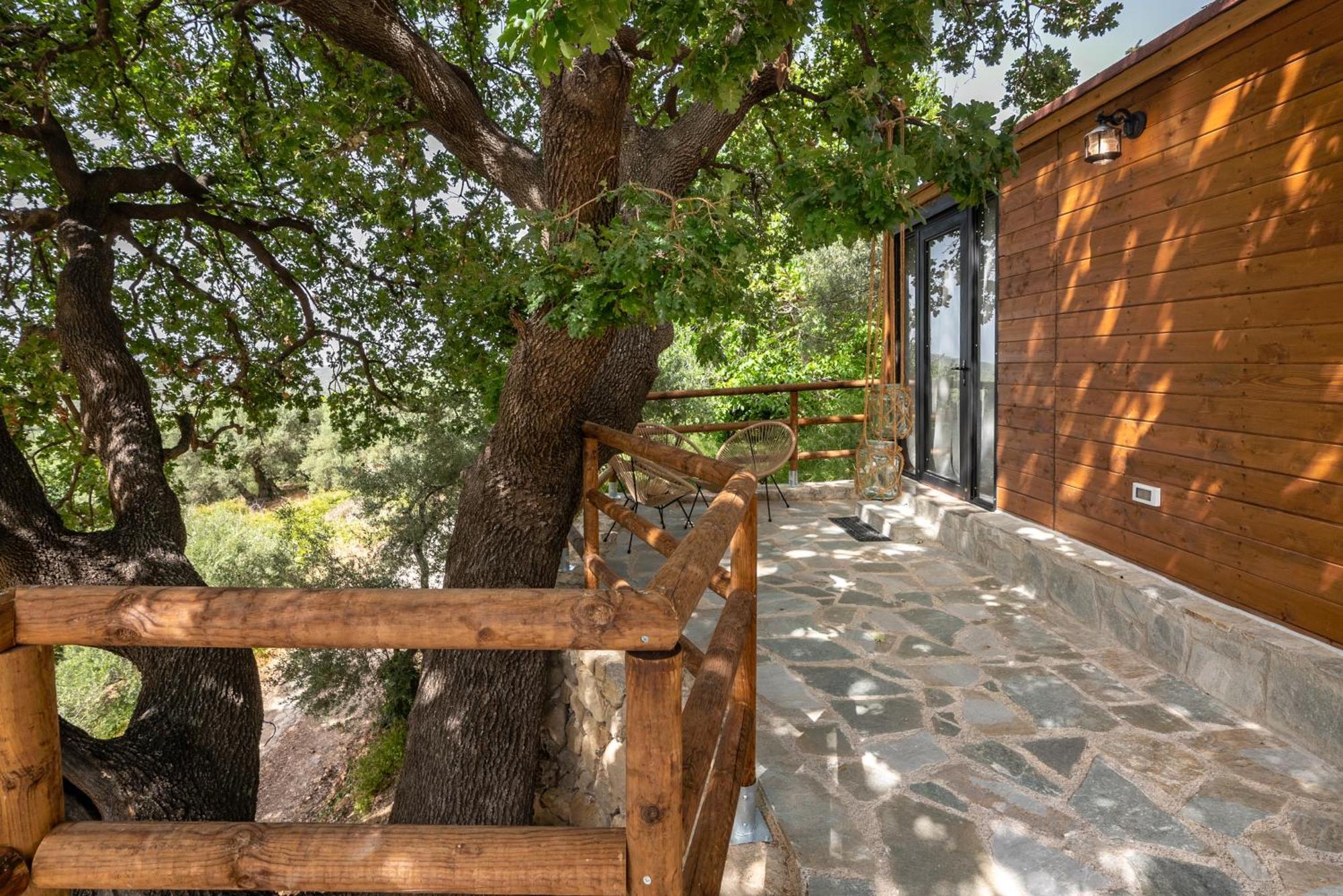 Wooden House Apartments Kalathenai ภายนอก รูปภาพ